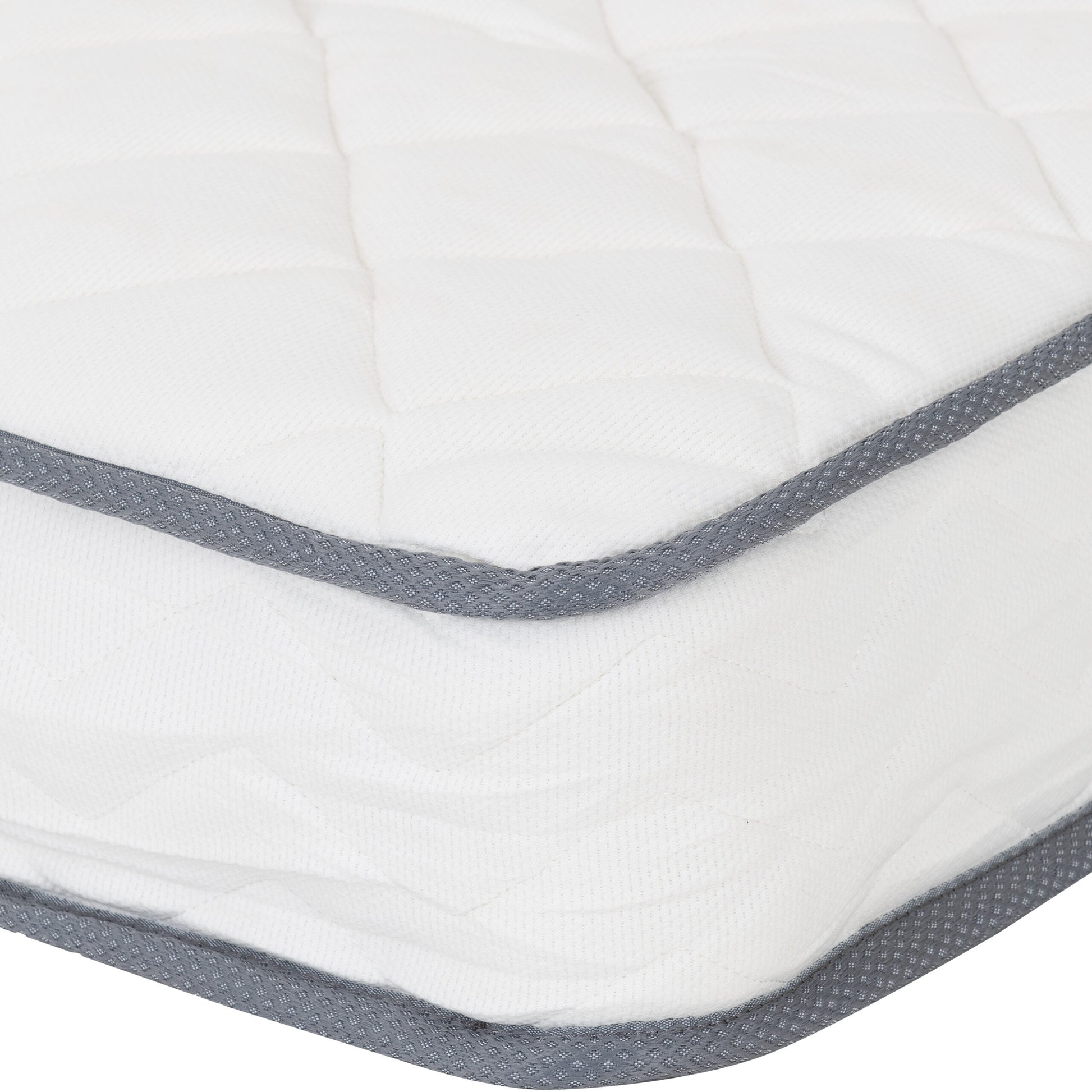 Yasmin 5' Roll-Up Mattress 18cm (Bonnel Spring) - White