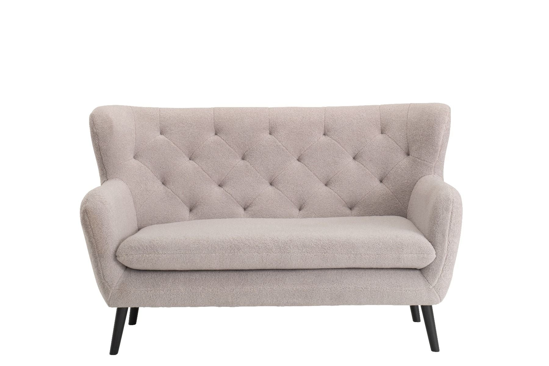 Yak 2 Seater Sofa - Short Faux Sheepskin - Grey