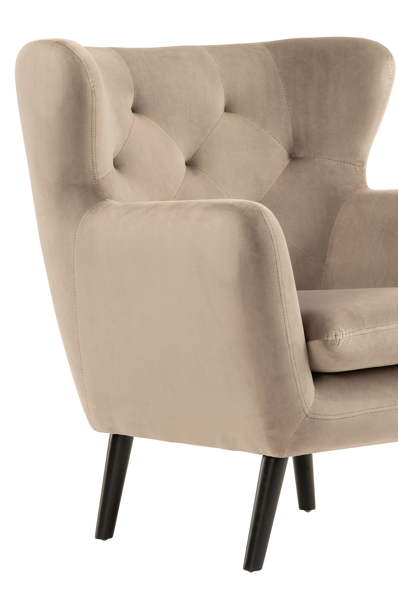Yak Armchair - Mink - Velvet