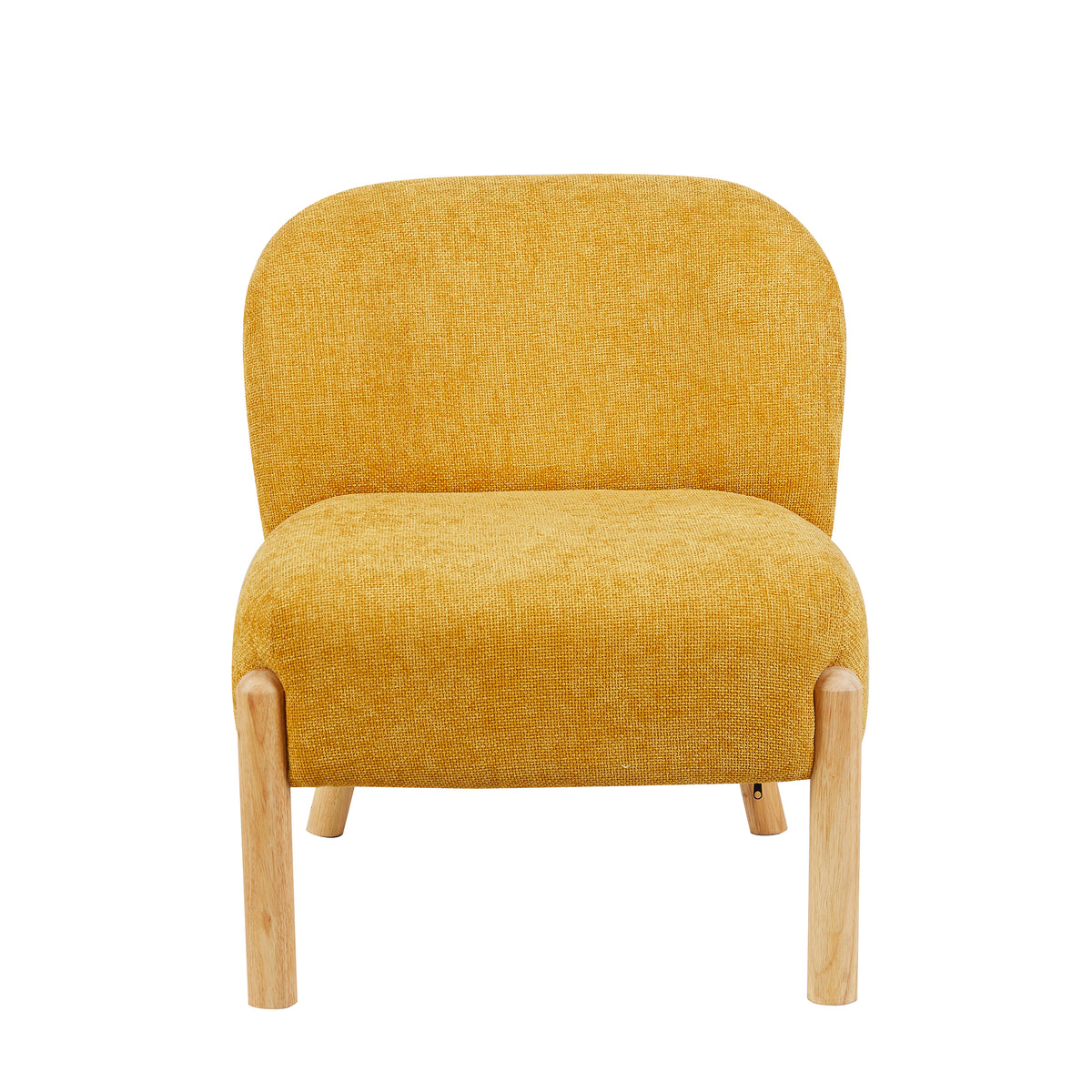 Alana in Ochre, accent chair front view