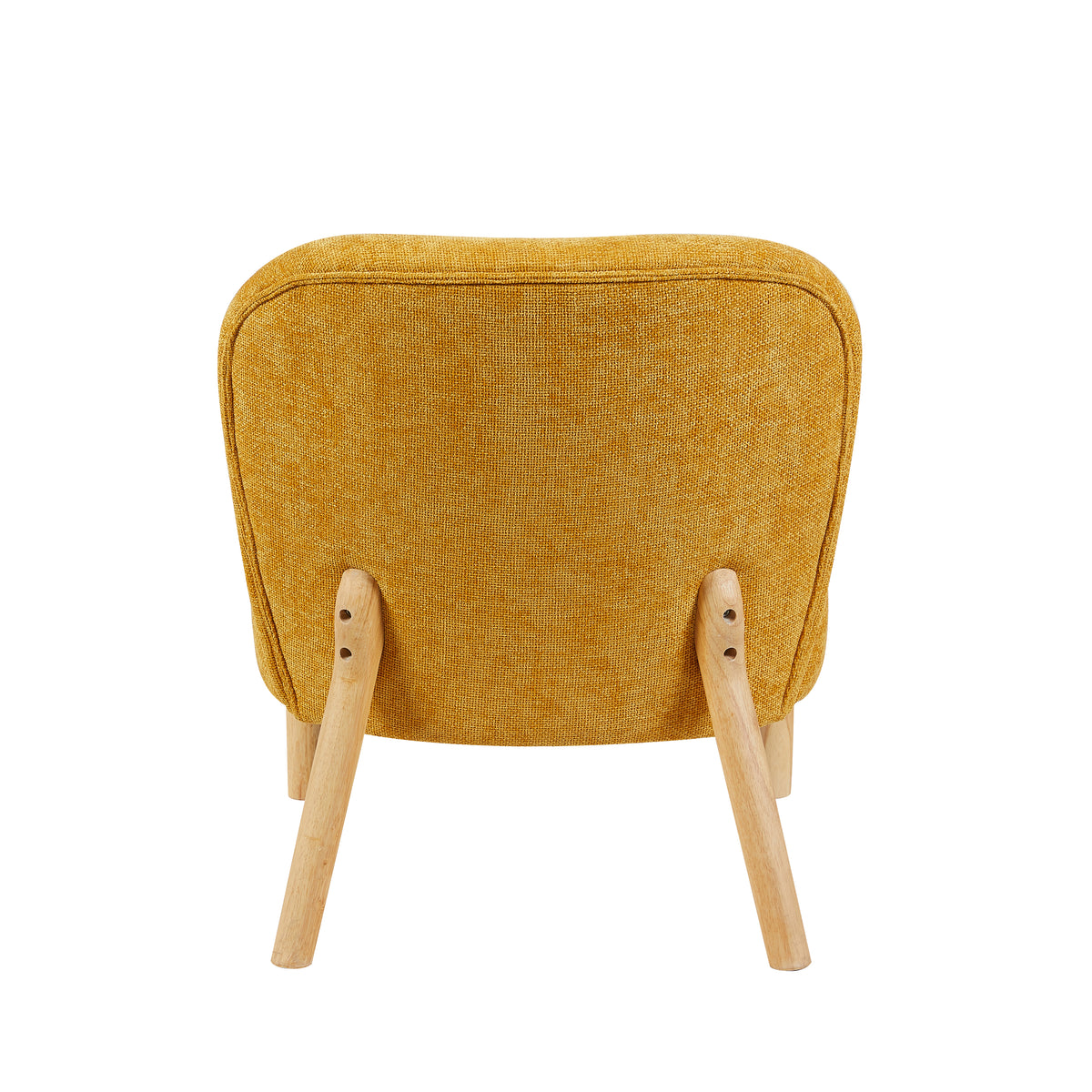 Alana in Ochre, accent chair rear view