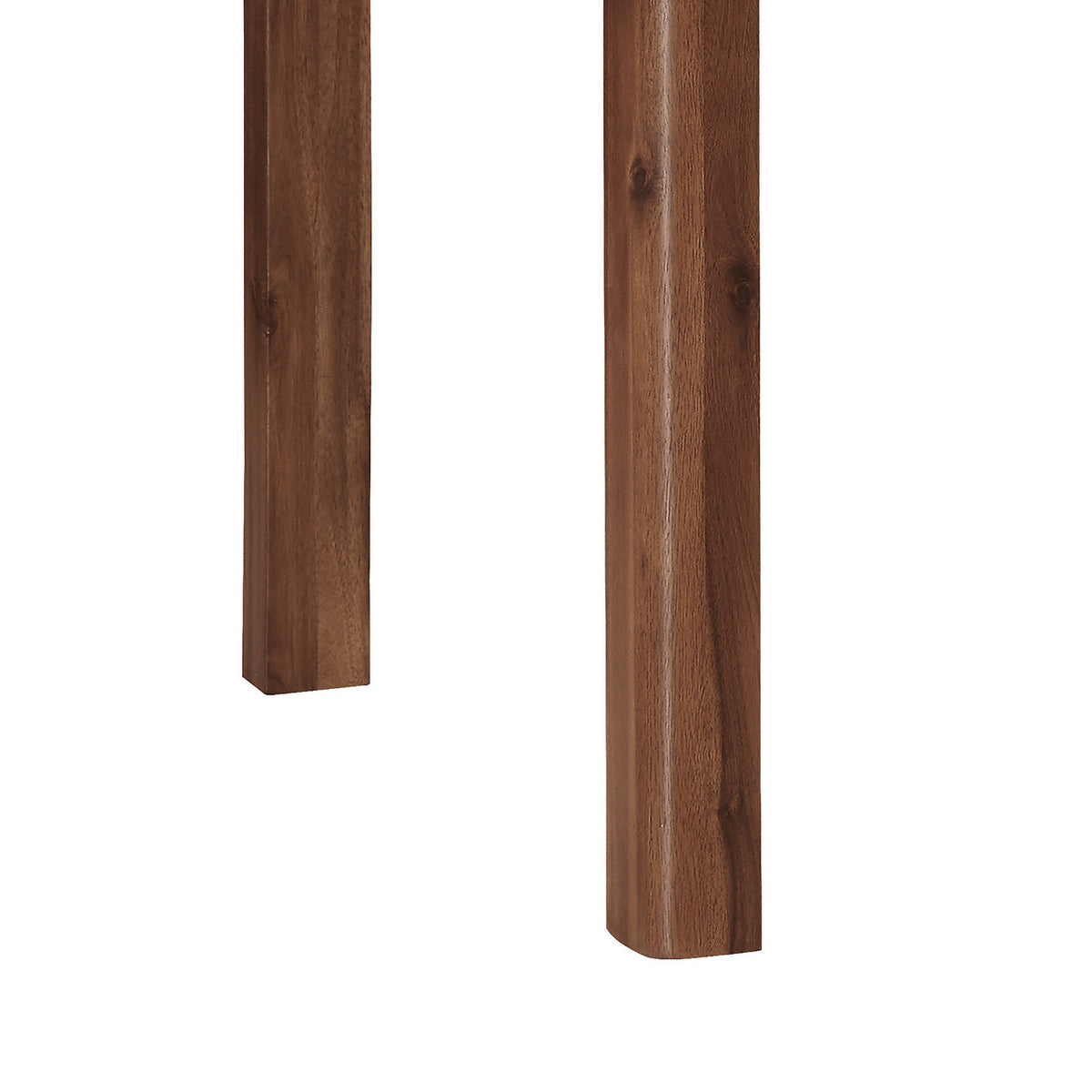 Andorra Acacia 120-150cm Butterfly Extending Dining Table, acacia leg detail