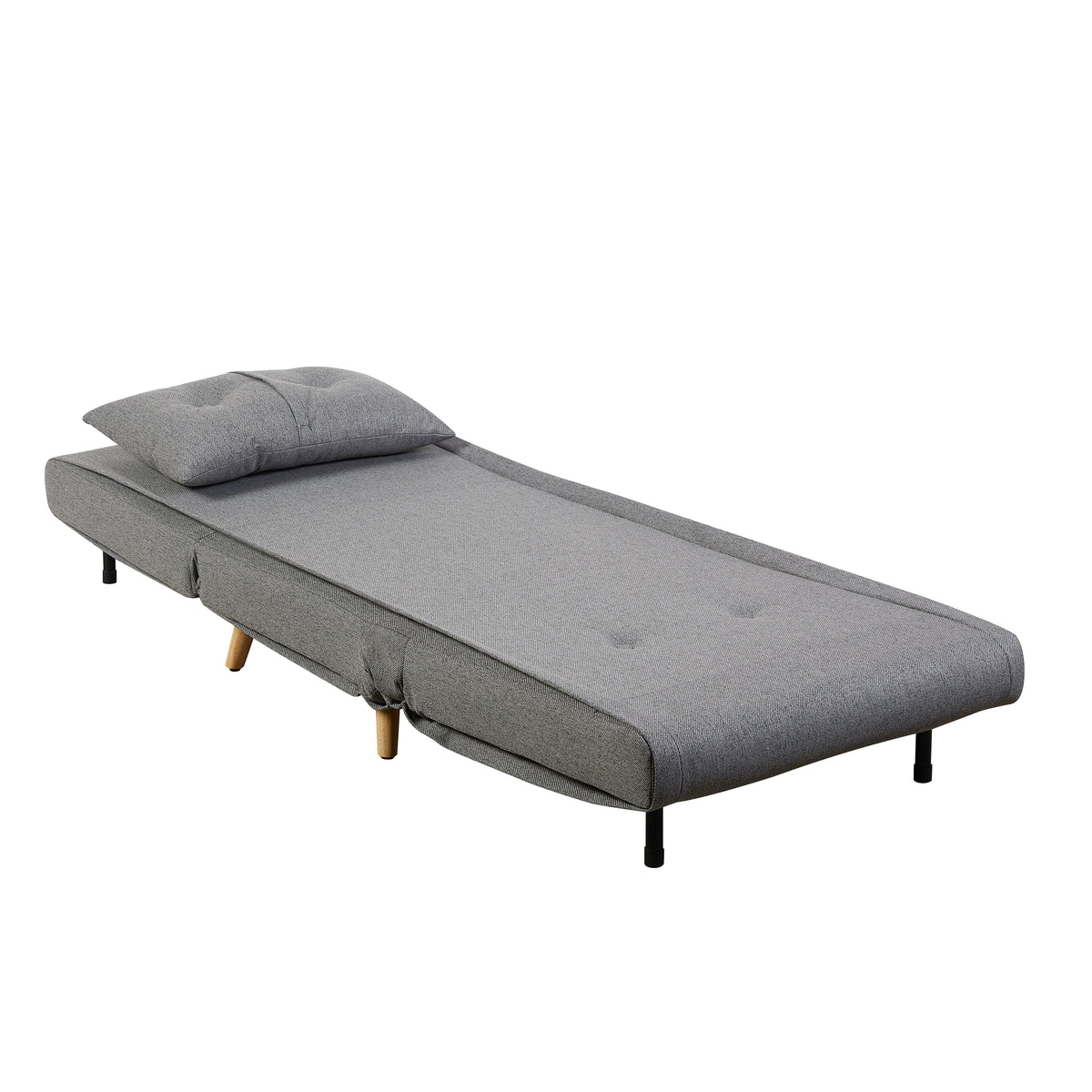 Freya Grey accent chair bed, open bed