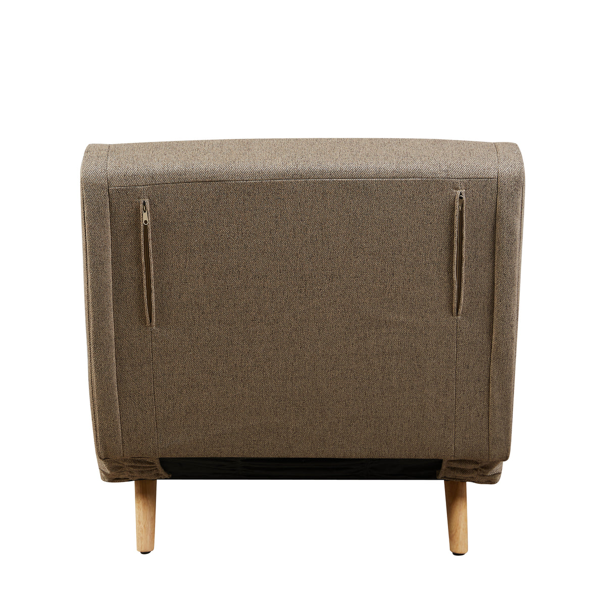 Freya Wheat accent chair bed, rear