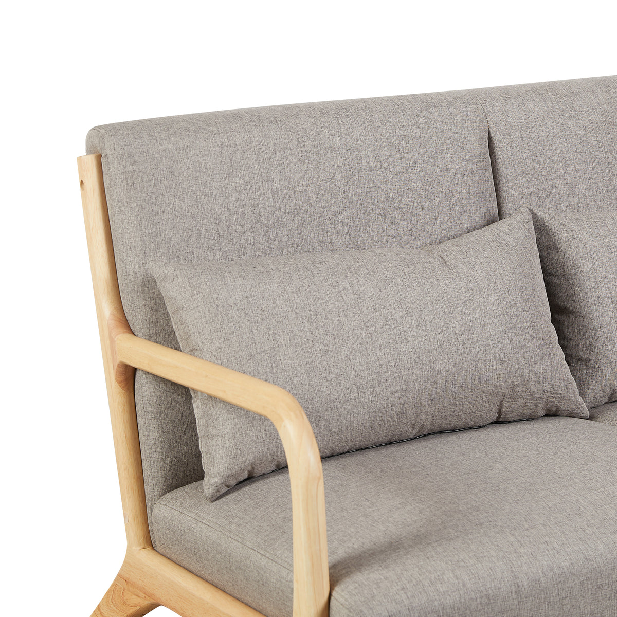 Hadley Stone Linen 2 seater sofa, upholstery and cushion detail