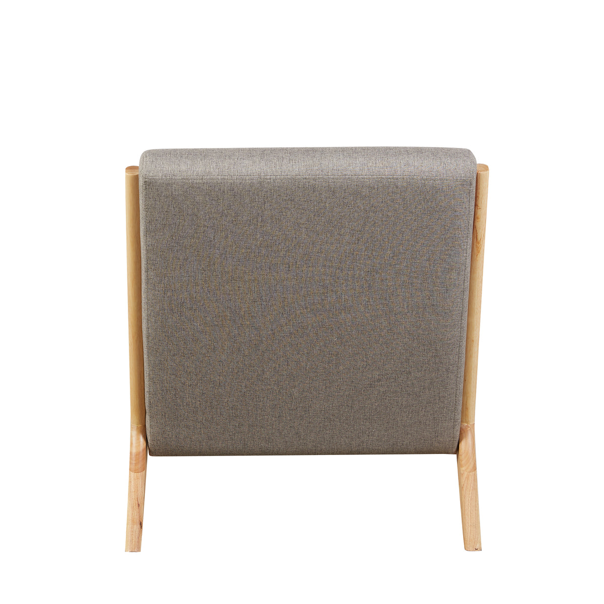Hadley Stone Linen accent chair, rear