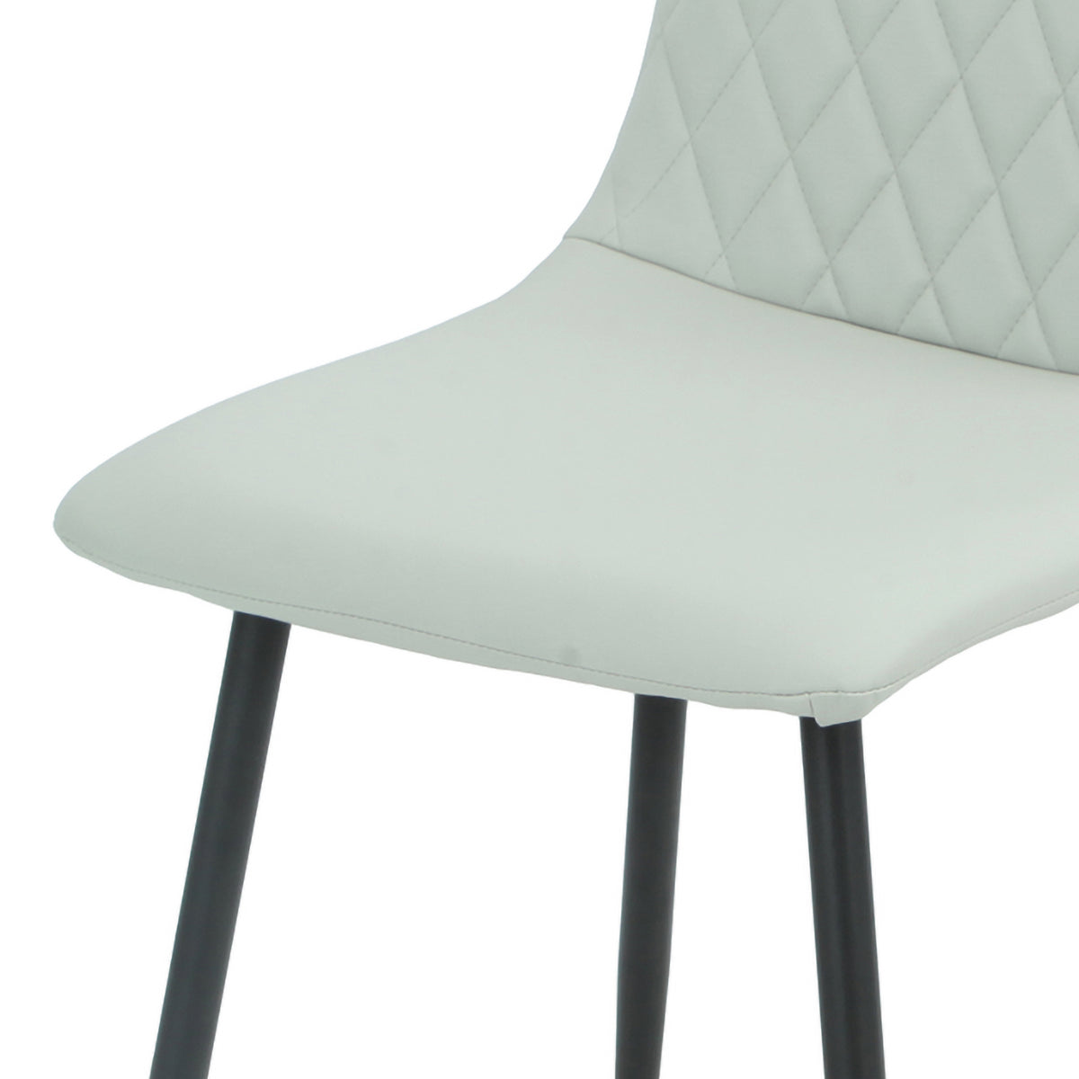 Argenta Light Grey dining seat detail