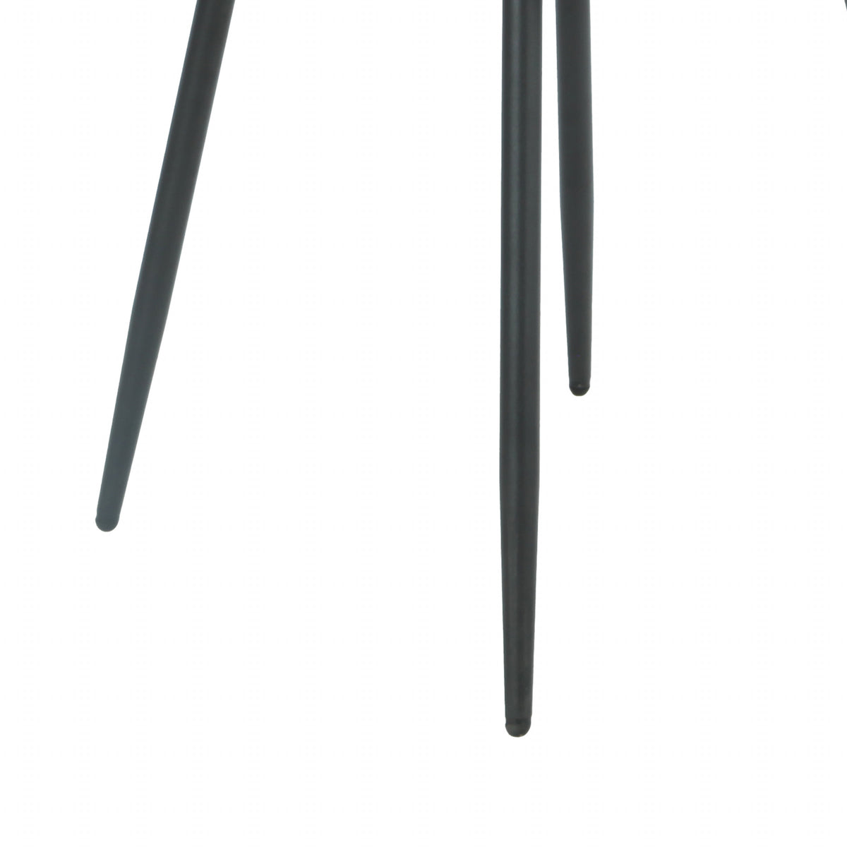 Argenta Dark Grey dining black leg detail