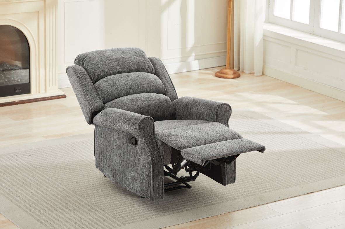 Regency Manual Recliner Armchair - Anthracite