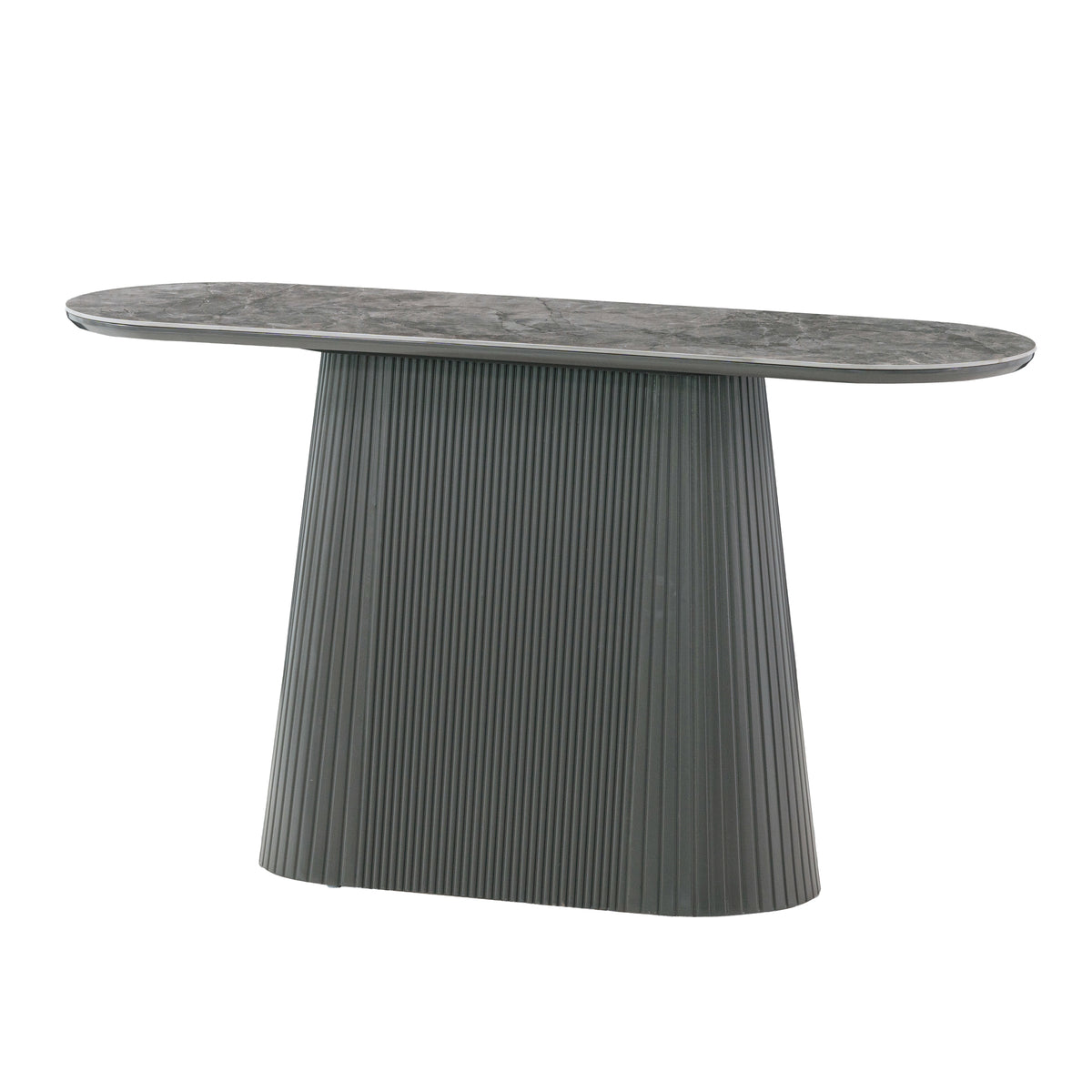 Barletta console table angled view