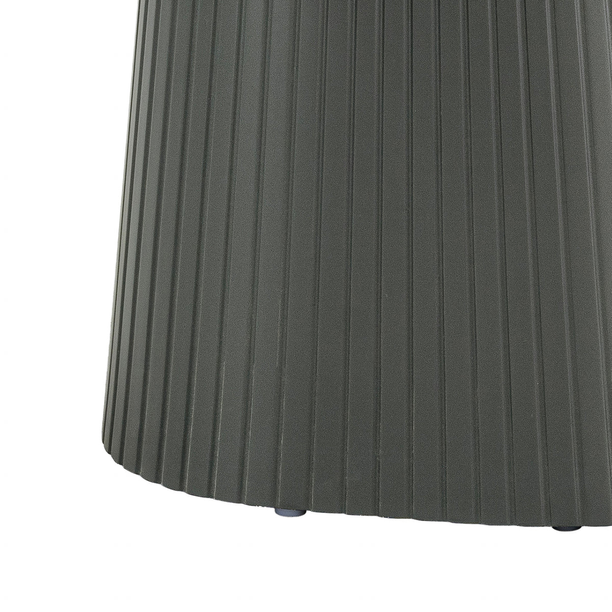 Barletta end table fluted pedestal base
