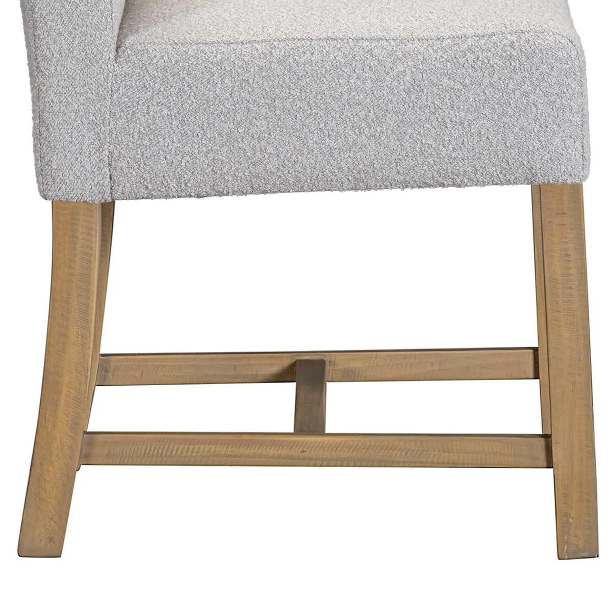Chateau dining chair upholstered seat detail