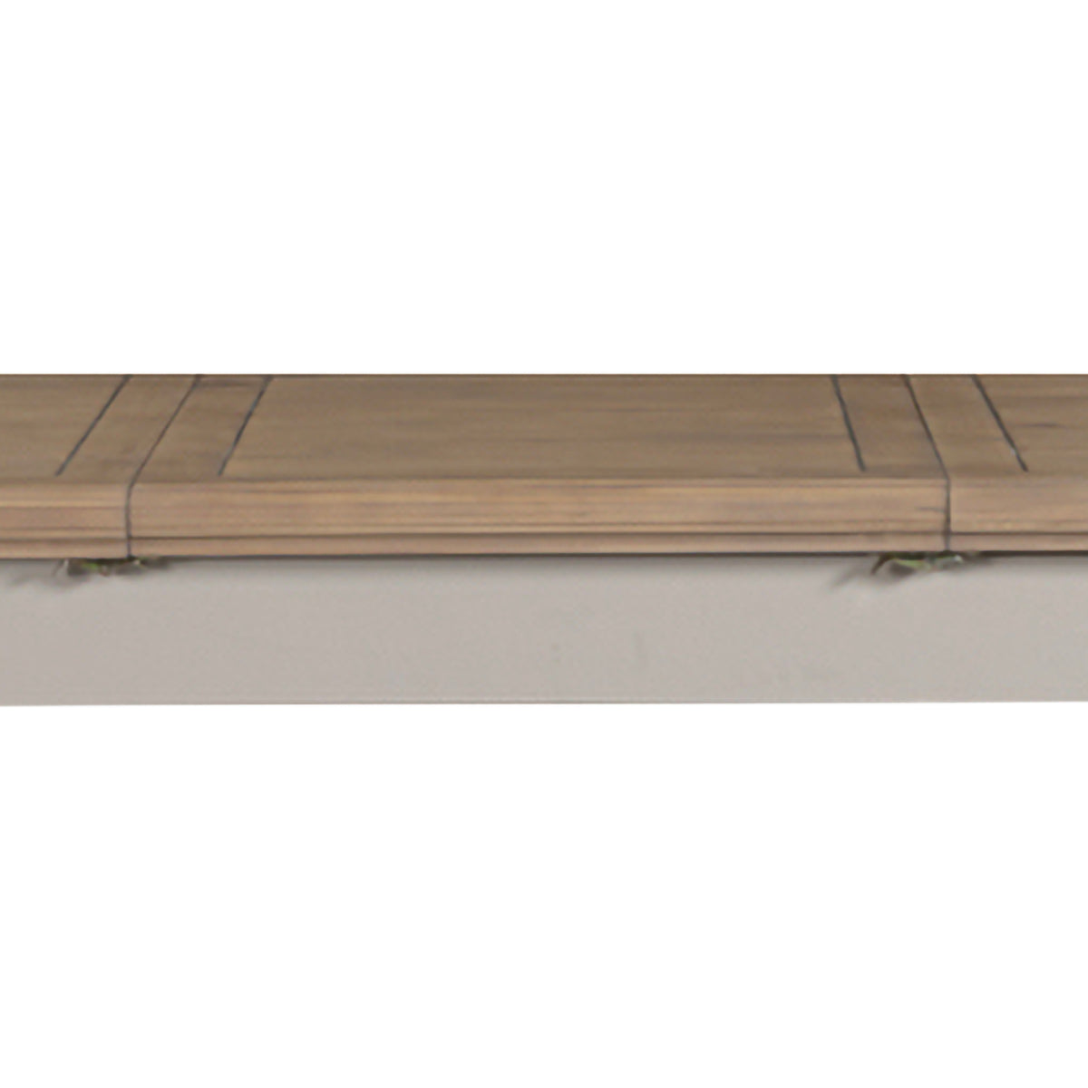 Chateau extending pine tabletop finish detail