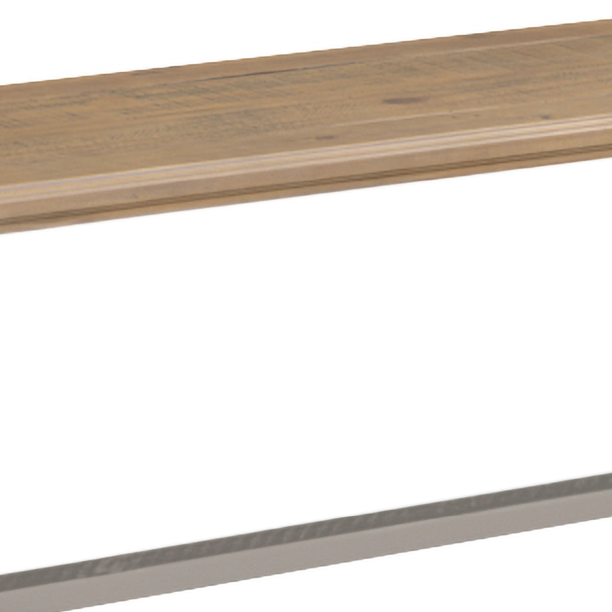 Chateau pine dining bench seat edge detail