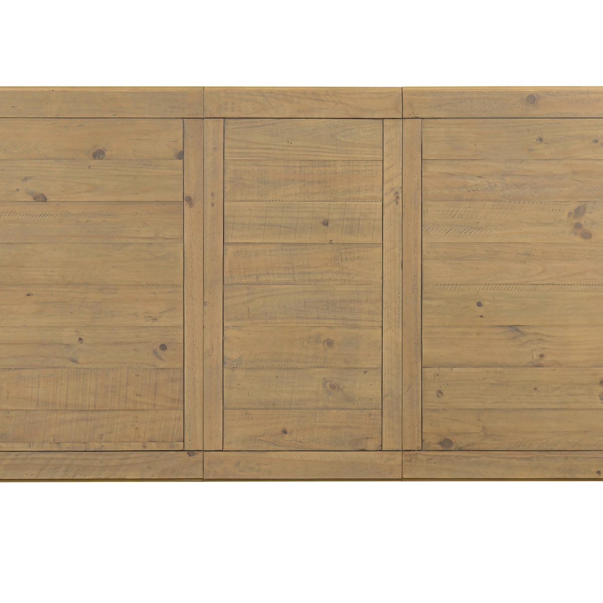 Chateau Rustic Extending Pine Dining Table, pine tabletop grain detail