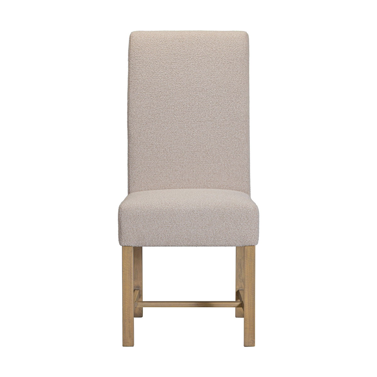 Chateau Rustic Beige Dining Chairs, single chair front view