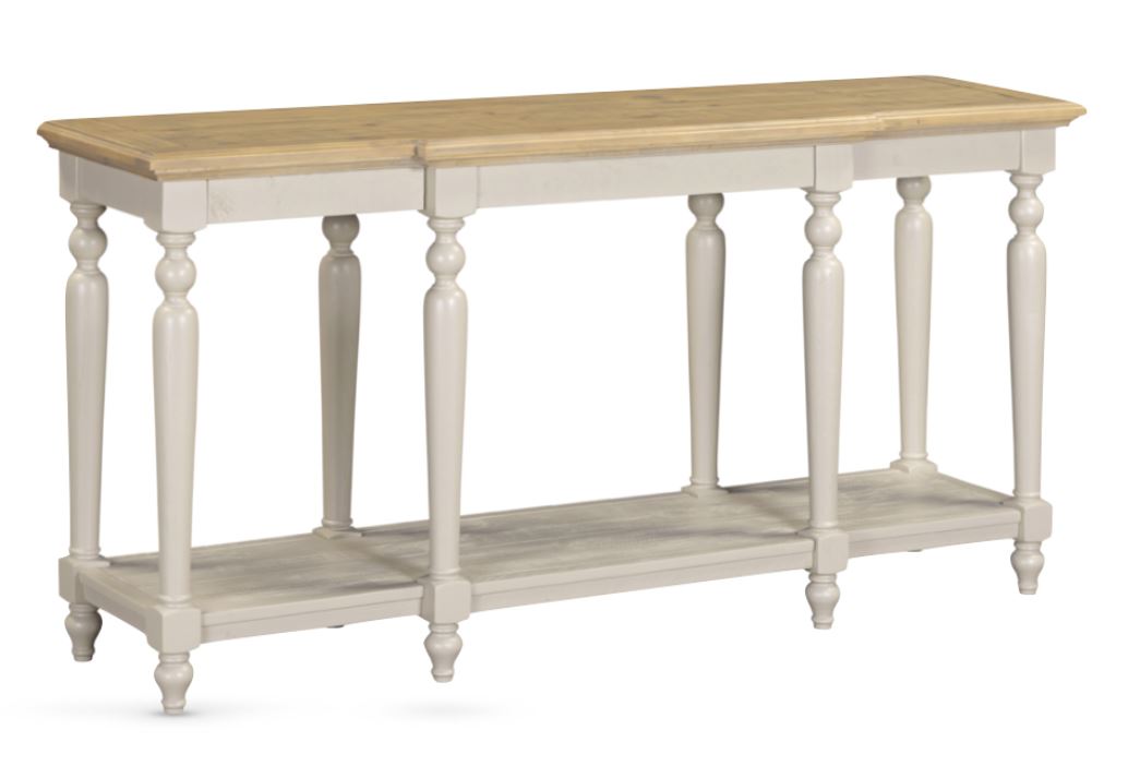 Chateau Pine 165cm Console Table -Grey