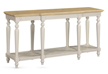 Chateau Pine 165cm Console Table -Grey