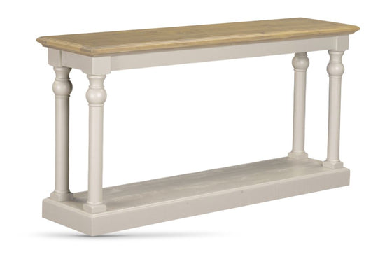 Chateau Pine 160 cm Console Table - Grey
