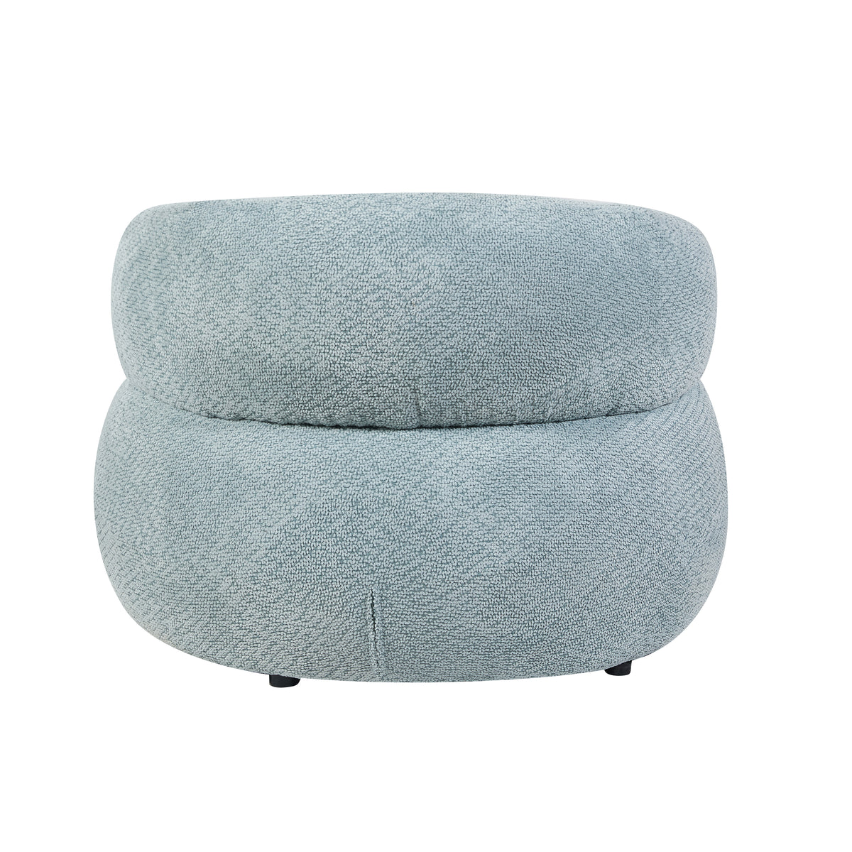 Daisy in Teal, accent chair rear view