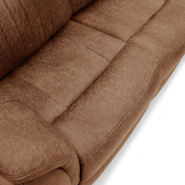 Darlington 3+2 electric recliner sofa set in tan, pocket sprung seat cushion