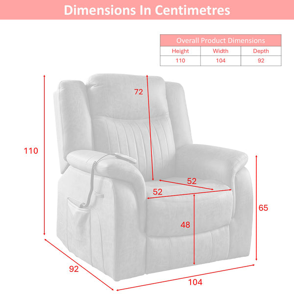 Darlington dual motor electric lift & tilt recliner armchair in tan, lift and tilt chair dimensions