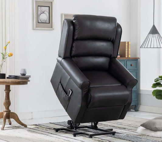 Windsor Lift & Tilt Dual Motor - Black Leather