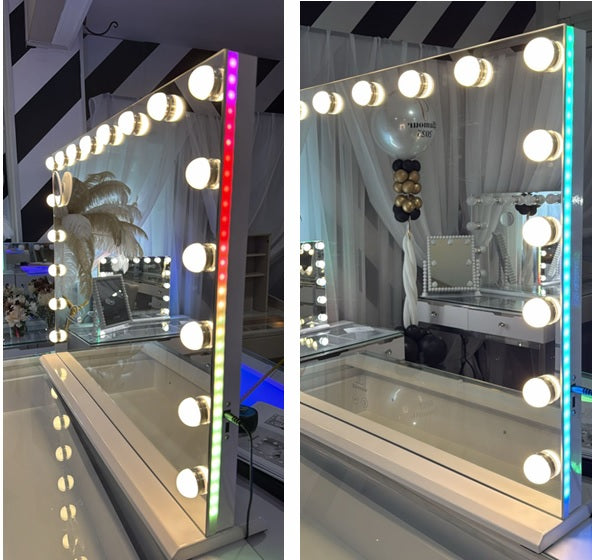 Glow 18 Hollywood Make up Mirror Rainbow