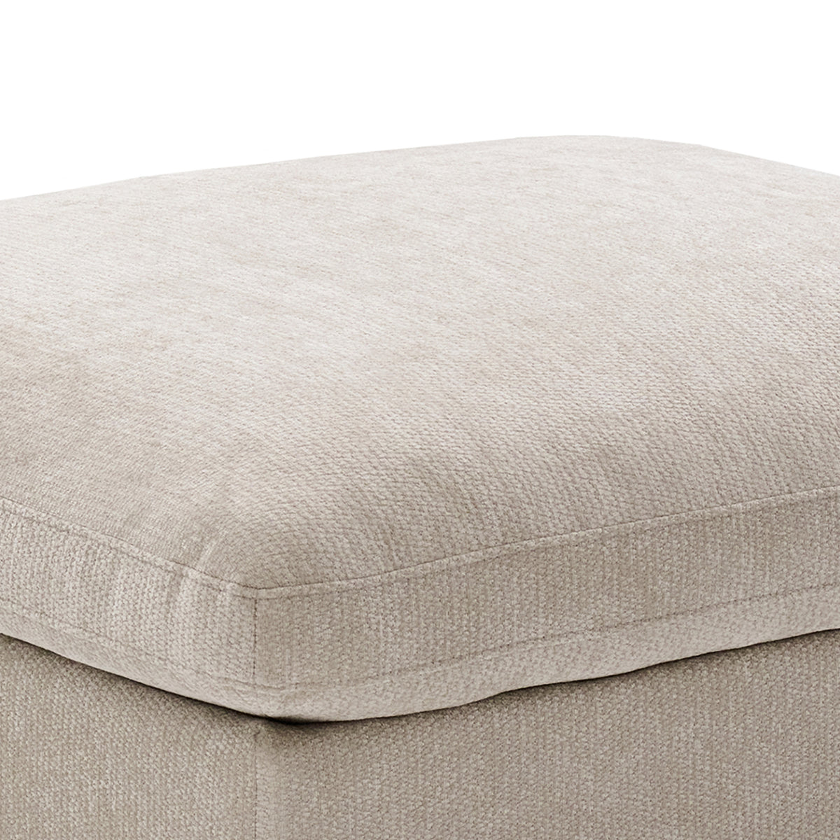 Haven Biscuit fabric cushion detail
