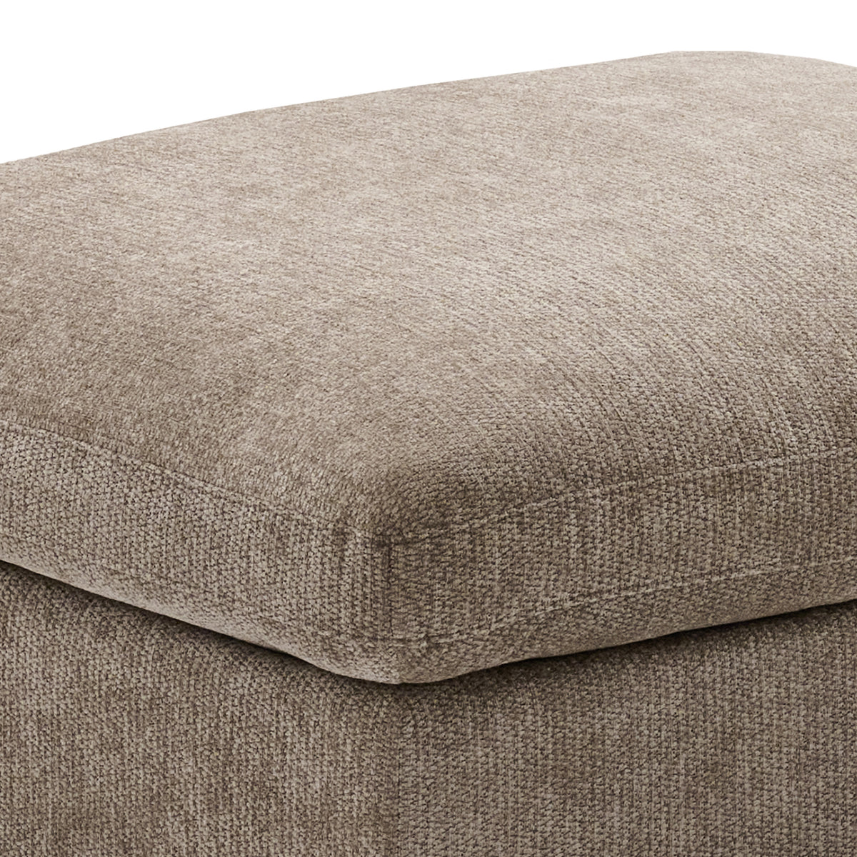 Haven Hazelnut fabric cushion detail