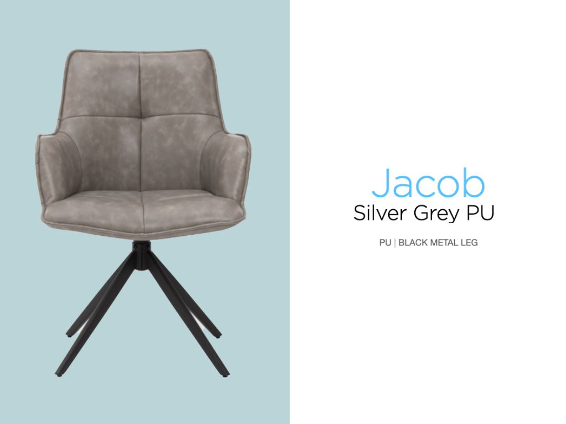 Jacob Dining Chair PU Set of 2