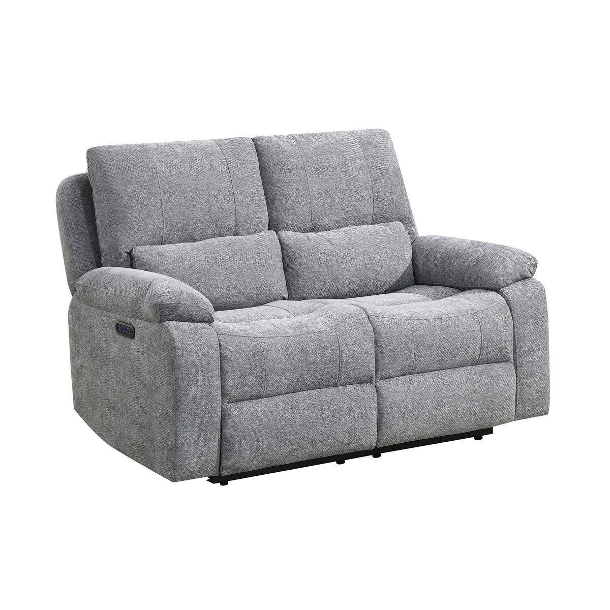 Knightsbridge in Granite, 2 seater sofa angled view