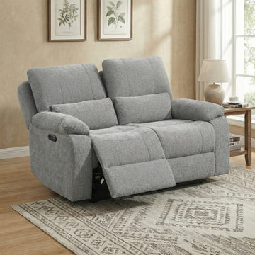 Knightsbridge in Granite, 2 seater sofa reclined in a living room