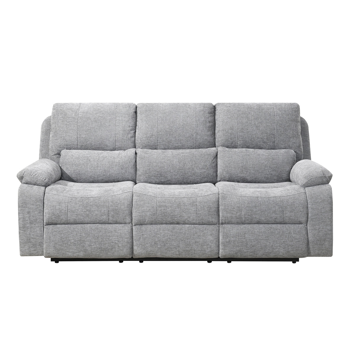Knightsbridge in Granite, 3 seater sofa front view