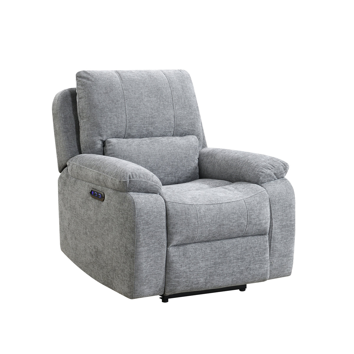 Knightsbridge in Granite, armchair angled view