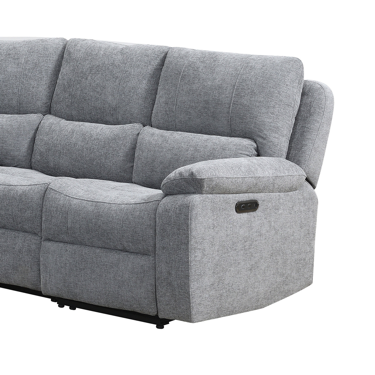 Knightsbridge in Granite, corner sofa end section