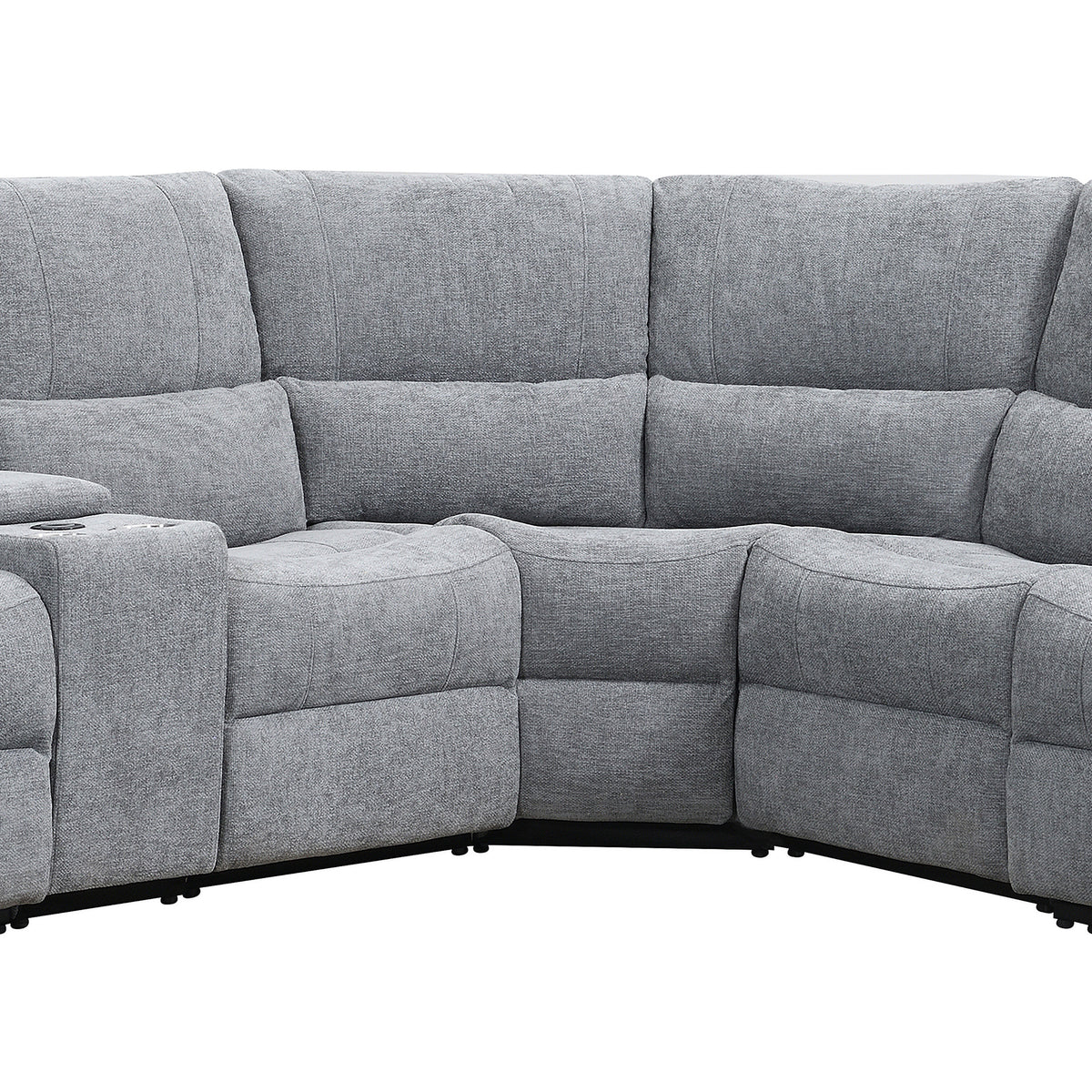 Knightsbridge in Granite, corner sofa middle section