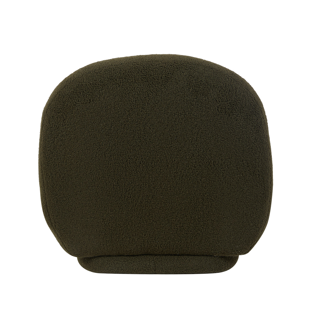 Maisie Green fabric accent chair rear view