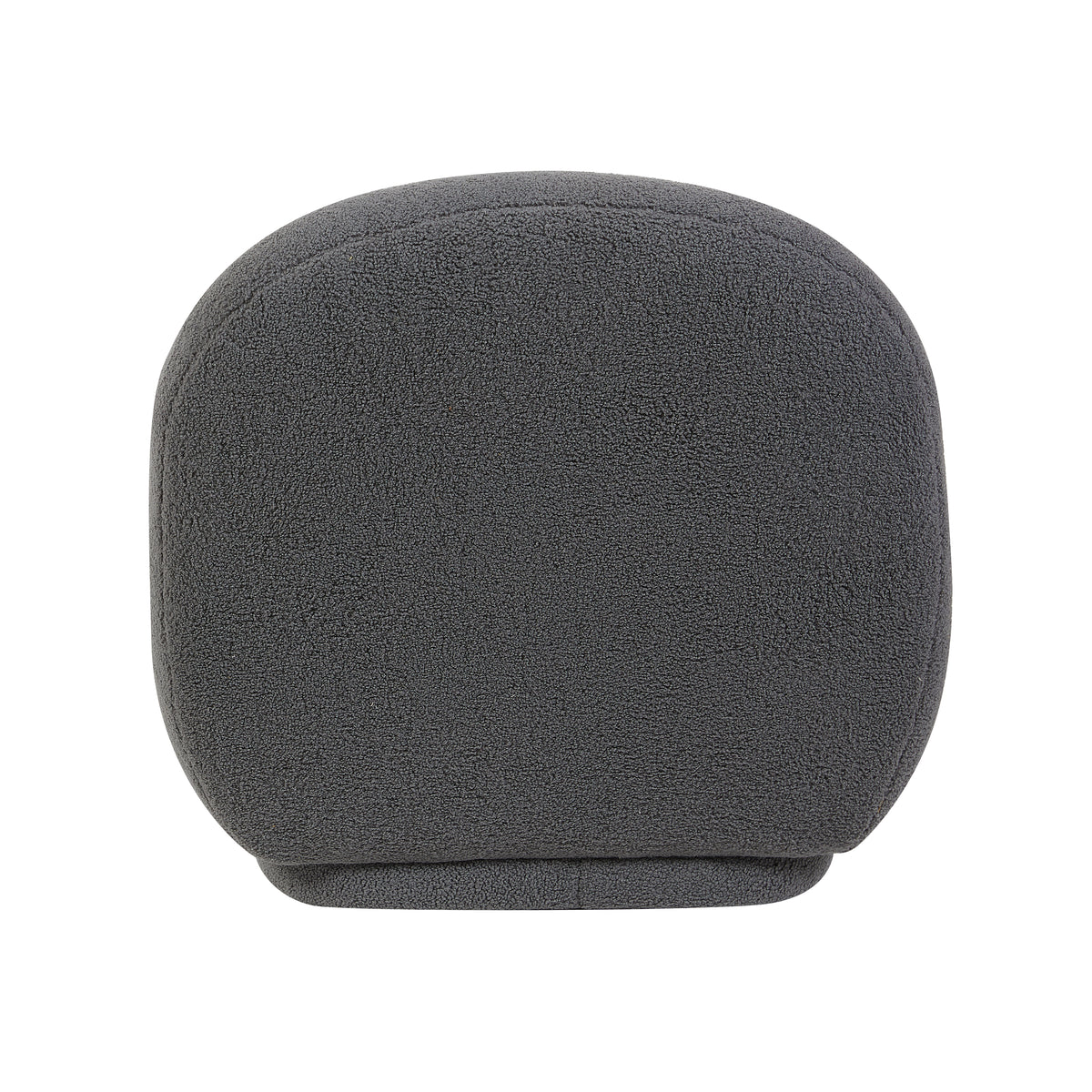 Maisie Grey fabric accent chair rear view