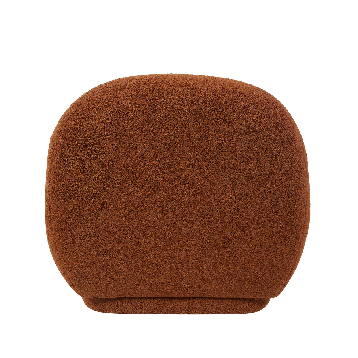 Maisie Rust fabric accent chair rear view