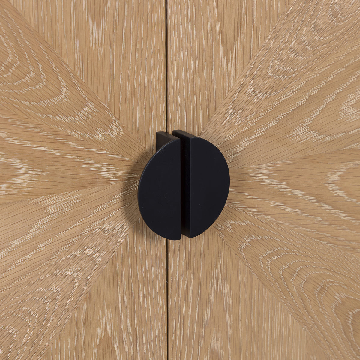 Marseille 4 Door Sideboard - round handle detail