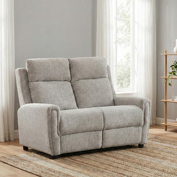 Mayfair 2 seater fixed sofa in ash, living room angled sofa