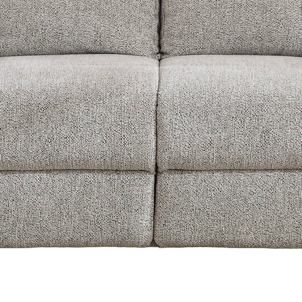 Mayfair 2 seater fixed sofa in ash, seat cushion stitching
