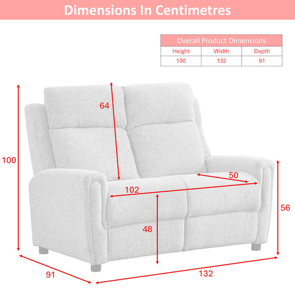 Mayfair 2 seater fixed sofa in ash, two seater dimensions