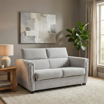 Mayfair 2 seater pull-out sofa bed in ash, living room sofa