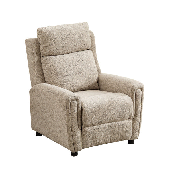 Mayfair 3+1+1 fixed sofa set in beige, armchair angled upright