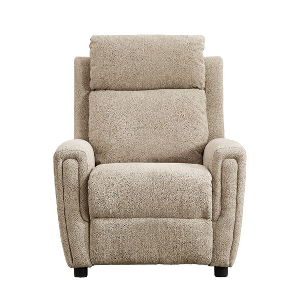 Mayfair 3+1+1 fixed sofa set in beige, armchair front upright