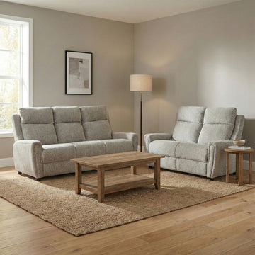 Mayfair 3+2 fixed sofa set in ash, living room sofa pair