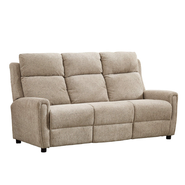 Mayfair 3+2 fixed sofa set in beige, three seater angled upright
