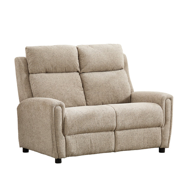 Mayfair 3+2 fixed sofa set in beige, two seater angled upright
